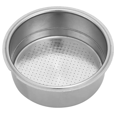 Dubbellaags RVS Koffiefiltermand met Vergrendelbare Kliksluiting Koffiemachine Accessoire voor gray
