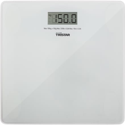 Tristar WG-2419 WG-2419 Personenweegschaal Digitaal Weegbereik (max.): 150 kg Wit