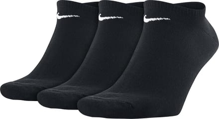 Nike - Nike Sport Invisible 3P - Nike Sok - 47 - 50 - Black/White