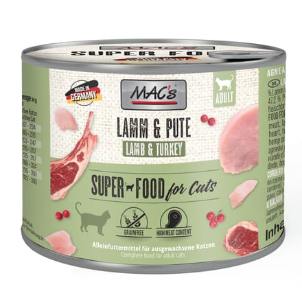 MAC's CAT - Blik 6x200g - Lam & Kalkoen