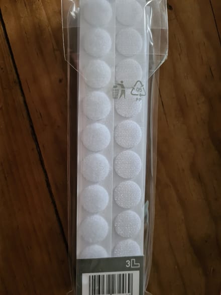 Crelando Klittenband zelfklevend 70 paar 16mm wit