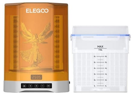 ELEGOO Mercury Plus V3.0 was- en uithardingsstation, 7,5 l grote capaciteit, compatibel met Mars Saturn Photon Halot MSLA LCD DLP 3D-printers,