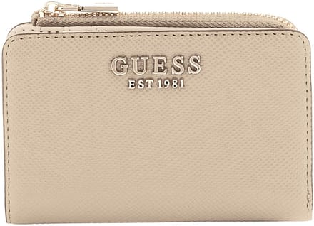 GUESS portemonnee Laurel II SLG Zip Around Card Case Taupe