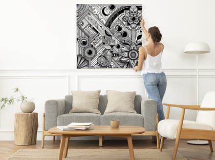 Kunstprint | Wanddecoratie | Dibond | 80 × 80 cm