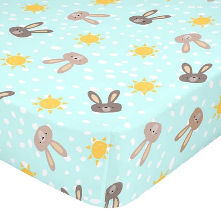 Kinderhoeslaken Rabbit | Moshi Moshi