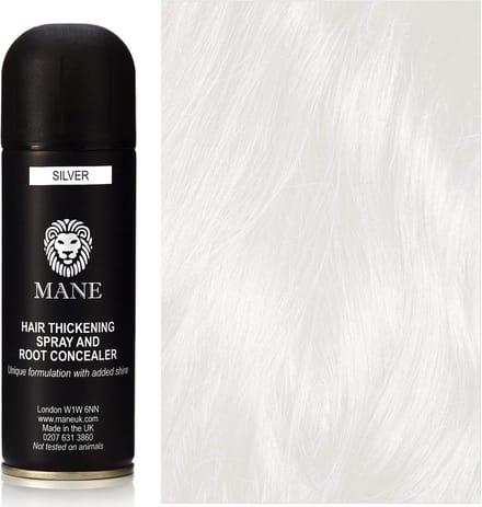 Mane Hair Thickening Spray & Root Concealer - Zilver 200 ml