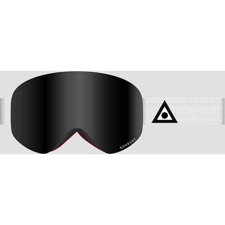 Ashbury Sonic White Triangle +Bonus Lens Goggle wit