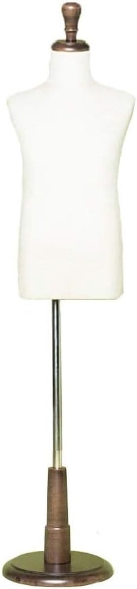 Kinder Etalagepop - Kleding Display - Kleding Tonen - Makkelijk Monteren - 2-8 Jaar - Naturel