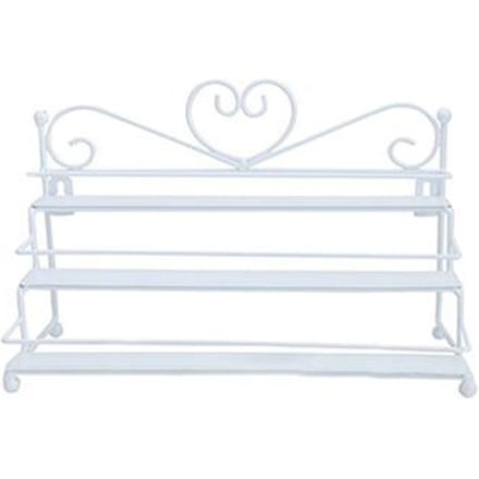 3-laags hart nagellak plank cosmetische display standhouder rack organizer white