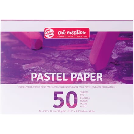 Pastelpapier Talens Art Creation 50 witte vellen 90gr 297x210mm paars