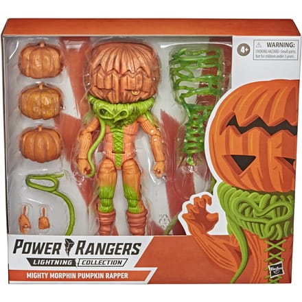 Hasbro Power Rangers Lightning Collectie Monsters Mighty Morphin Pompoen Rapper Actiefiguur