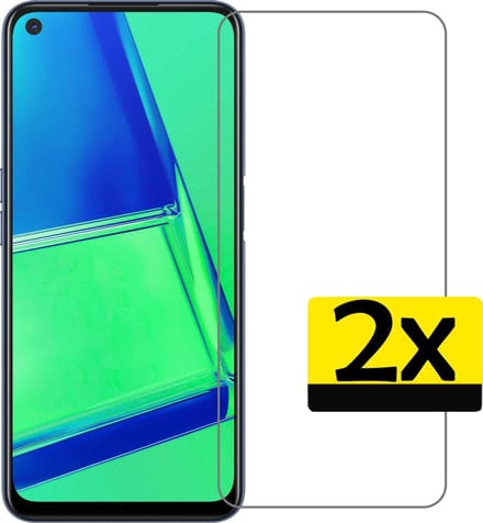 Screenprotector - Geschikt voor OPPO A52 - 2 Stuks - Extra Sterk - Beschermglas - Gehard Glas - Tempered Glass - Screen Protector