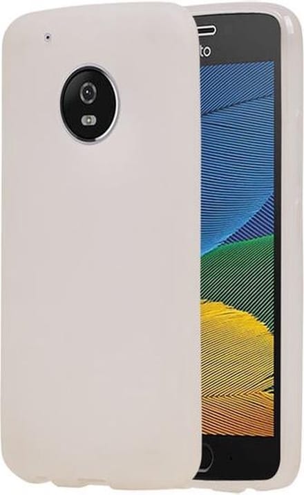 BestCases.nl Motorola Moto G5 TPU back case hoesje transparant Wit