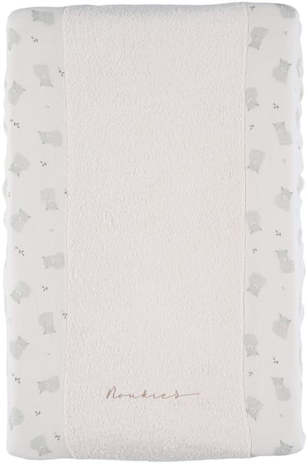 Noukie's F&O Aankleedkussen Hoes - Badstof - 45 x 67 cm - Wit