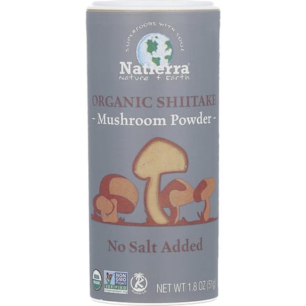 Biologisch Shiitake Paddenstoelenpoeder Shaker, 51G(1.8oz)