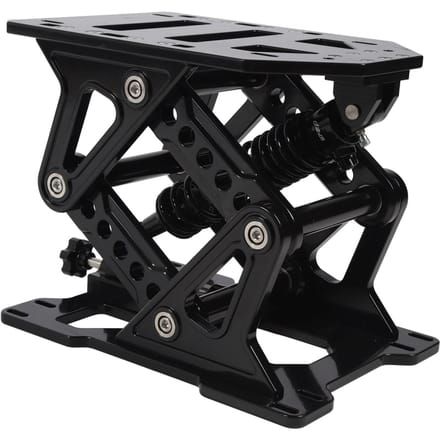 Support de Siège de Bateau 335 à 390 mm Réglable Relevable Robuste Alliage d'Aluminium Base de Siège pour RV Caravane Camping-car black