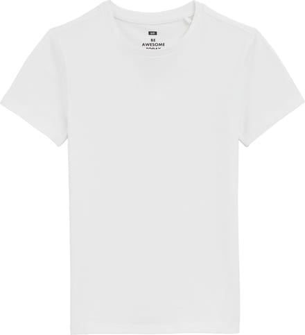 WE Fashion Jongens basic T-shirt met ronde hals van katoenmix