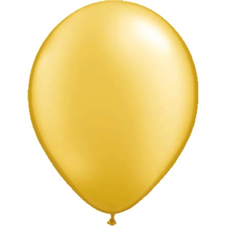 Gouden Metallic Ballonnen 30cm - 10 stuks