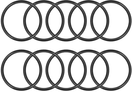 Set van 10 Nitril O-Ringen, 55mm Buitendiameter, 45mm Binnendiameter, 5mm Breed, Rubber Washers en Afsluitringen voor Diverse Toepassingen