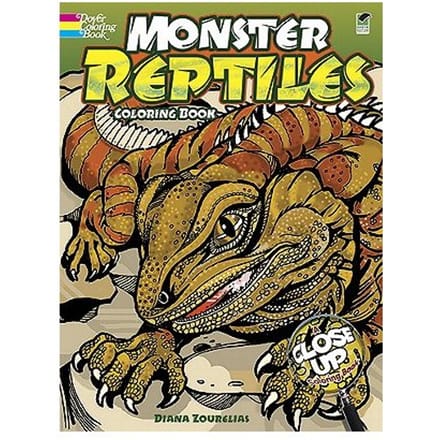 Monster Reptiles Coloring Book - Zourelias, Diana