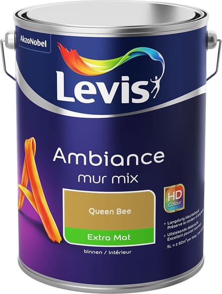 Levis - Ambiance Mur Extra Mat Mix - Queen Bee - Mengverf - 5 L