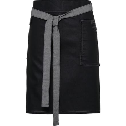 Schort/Tuniek/Werkblouse Unisex One Size Premier Black Denim 100% Katoen