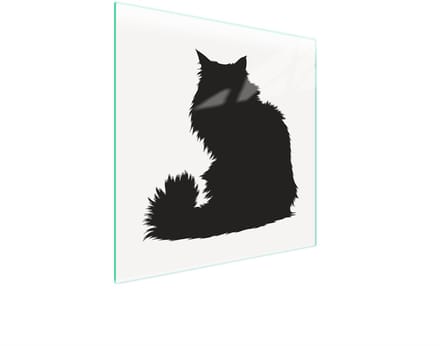 TMK ArtDeko - Serie - Glazen Beschermplaat - 50x52 cm - Kat