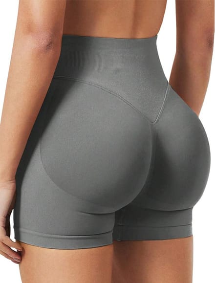 Push-up Legging - Hoge Taille - Grijs - Kort - Sport