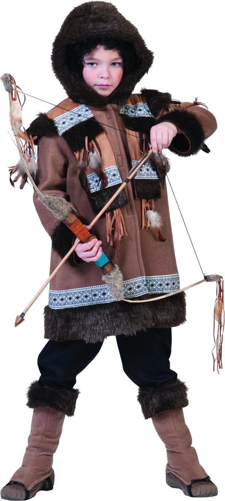 Verkleedkleding - Verkleedkostuum - Eskimo Nalu - Kinderen - Maat 164