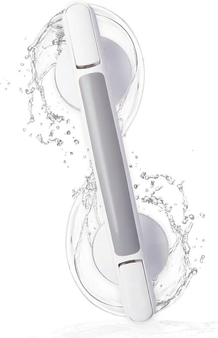 CLVP® Wandbeugel Badkamer – Zuignap Handgreep – Veiligheidsgreep Douche – Secure