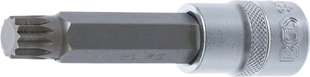 BGS Dopsleutelbit lengte 100 mm 1/2 veeltand (voor XZN) M14