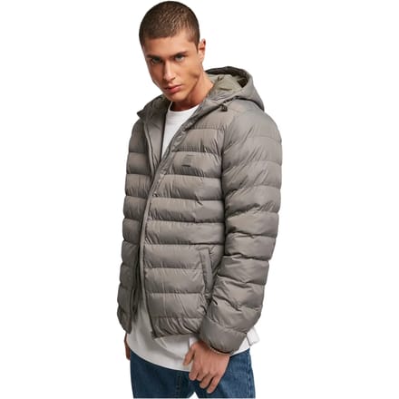 Urban Classics - Basic Bubble Gewatteerd jack - XXL - Grijs
