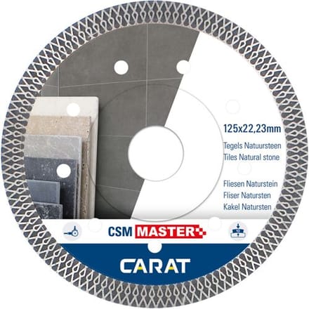 Carat 125x22,23mm MASTER Diamantschijf natuursteen/tegels - CSM - CSMM125300
