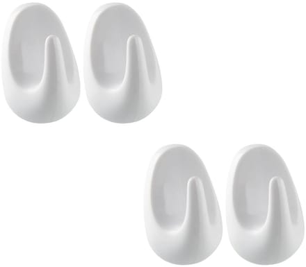 Set van 4 universele zelfklevende haken Fackelmann Tecno