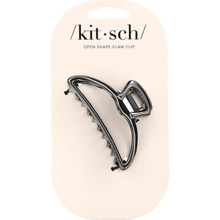 Kitsch, pince à griffes ouverte, hématite, 1 pince white