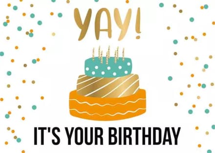 Wenskaart Daisy It's your birthday