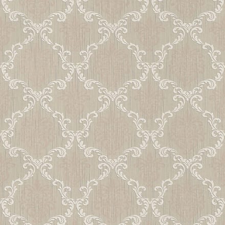Textiel look behang Profhome 956291-GU textiel behang gestructureerd in textiel look mat beige 5,33 m2