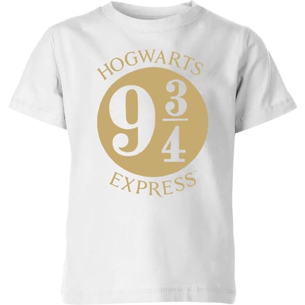 Harry Potter Platform Kids' T-Shirt - White - 98/104 (3-4 jaar)