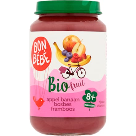 Bio 8mF0803 appel banaan bosbes framb