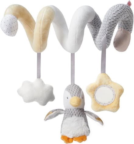 Activiteitenspiraal Speelgoed voor Kinderwagen en Autostoel - Pluche Reisaccessoire