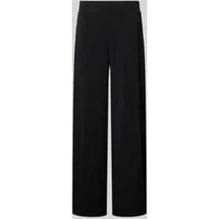 Straight leg stoffen broek met elastische band