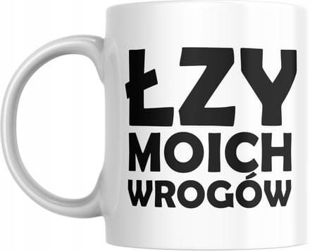 Grappige Mok "Tranen van mijn Vijanden" - Origineel Cadeau