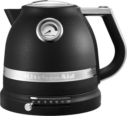 KitchenAid Waterkoker Artisan - Vulkaanzwart - 5KEK1522EBK- TEMPERATUURREGELING 1,5L