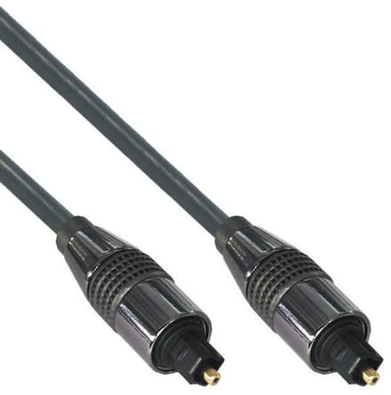 Digitale optische Toslink audio kabel - 6mm / zwart - 3 meter