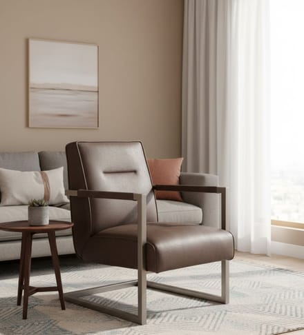 Fauteuil 65x75x85 cm - Grijs - Medahomestore