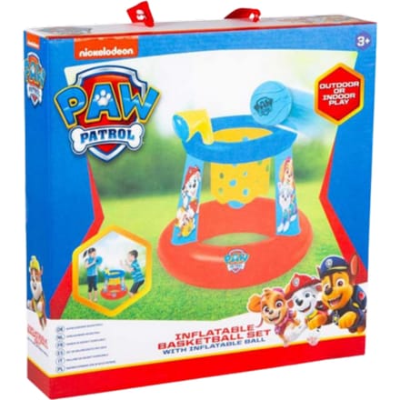 Nickelodeon Paw Patrol Opblaasbaar Basketbalset