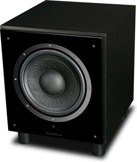 Wharfedale SW-10 Subwoofer – 10” Long-Throw Woofer – Ingebouwde 200W Versterker – Variabele Crossover – Zwart