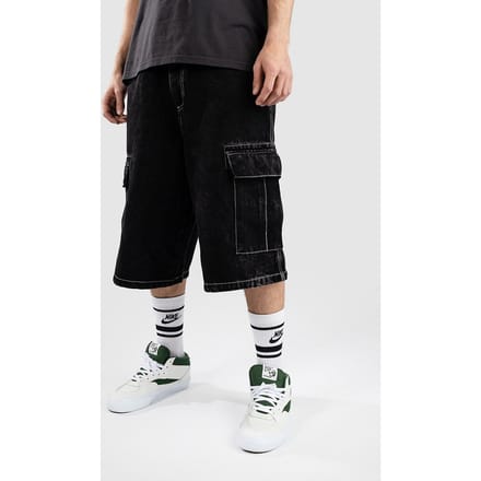 Empyre Ultra Loose Fit Sk8 Cargo Korte Broek zwart