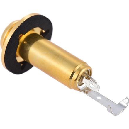 Akoestische elektrische gitaar mono eindpin eindpin jack socket plug met schroeven goud