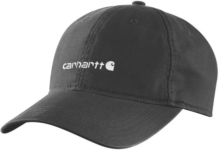 Carhartt Canvas Embroidered Graphic Cap Black